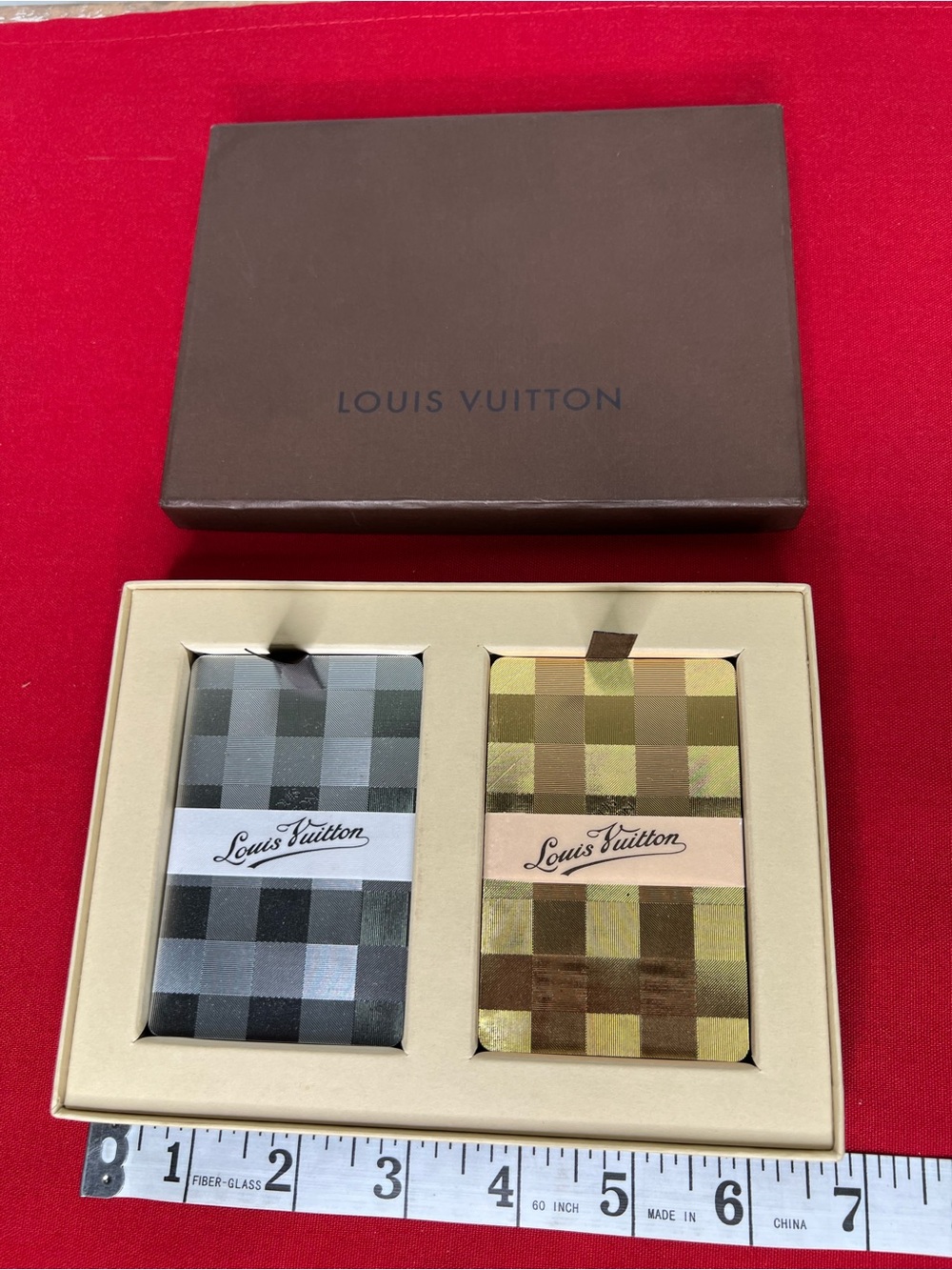 Louis Vuitton Playing Cards Silver & Gold Tone